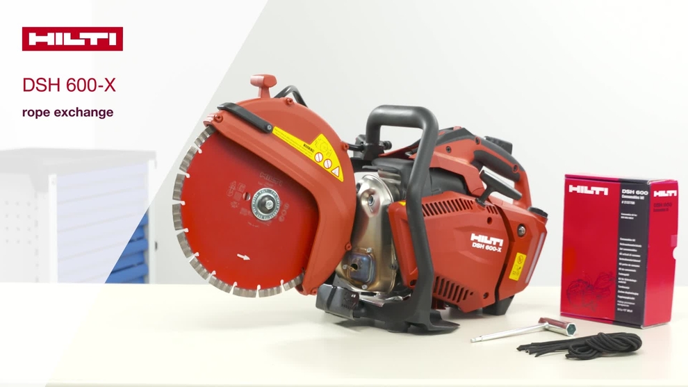 Cómo sustituir la cuerda de arranque de una DSH 600-X