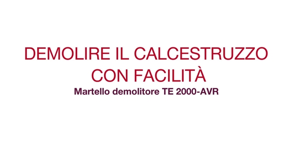 TE 2000 Testimonial: Listen to what customers think about our latest innovations, the TE 2000-AVR. 