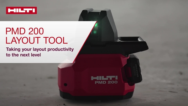 Introduction of the new Hilti PMD 200 layout tool (imperial).