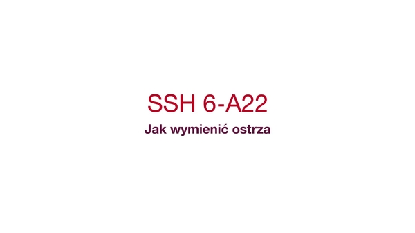 Podaje instrukcje dotyczące wymiany wkładek i porusza inne kwestie dotyczące obsługi nożyc.