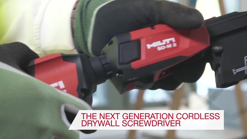 Introducing Hilti's SD 5000-A22 cordless drywall screw