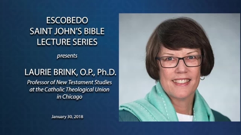 Thumbnail for entry The Escobedo Saint John's Bible Lecture Series --January 30, 2018