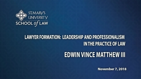 Thumbnail for Edwin Vince Matthews III-- November 7,  2018