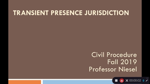 Thumbnail for entry Transient Presence Jurisdiction 
