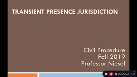 Thumbnail for Transient Presence Jurisdiction 