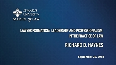 Thumbnail for Richard Haynes-September 26, 2018