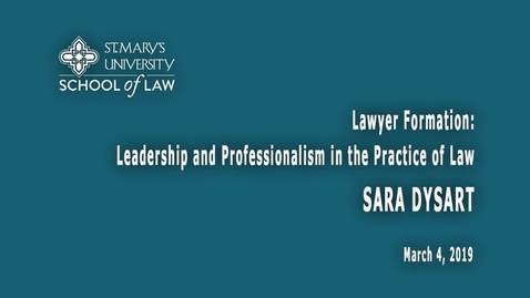 Thumbnail for Sara Dysart--March 4, 2019