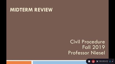 Thumbnail for Midterm Review - Civ Pro Fall 2019