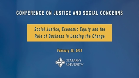 Thumbnail for entry Conference on Justice and Social Concerns-- February 28, 2019 -- Lin Great Speaker Series
