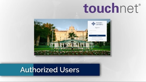 Thumbnail for Setting up Authorized users to your Account
