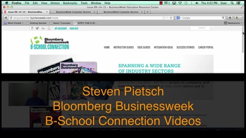Thumbnail for Bloomberg B-School Connection Guides and Reading Buckets