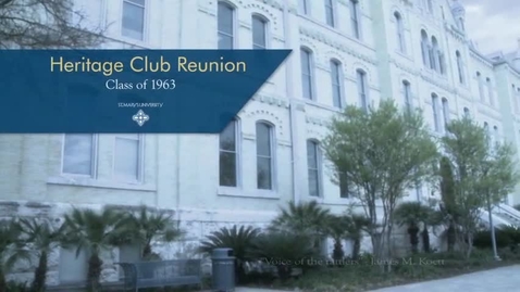 Thumbnail for Heritage Club Video Honoring the Class of 1963
