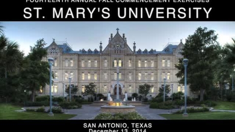 Thumbnail for Fall 2014 Commencement Ceremony