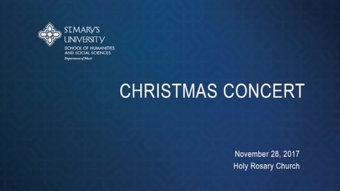 Thumbnail for Christmas Recital -- November 28, 2017