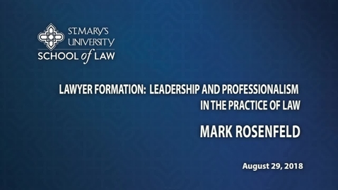Thumbnail for Mark Rosenfield- August 29, 2018