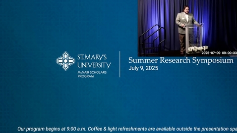 Thumbnail for 2025 Summer Research Symposium  • Lilian Hernandez Peregrino • July 9, 2025