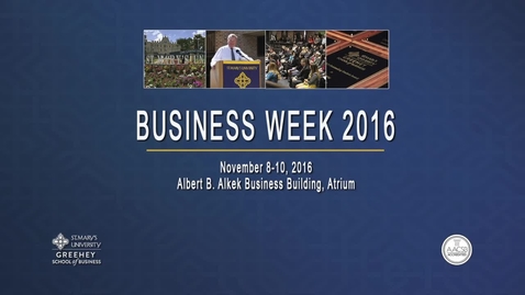 Thumbnail for entry 2016 Business Week: La Quinta Keynote Lecture The Honorable Ivy R. Taylor, Mayor of San Antonio