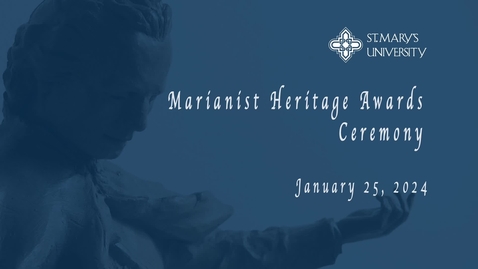 Thumbnail for entry 2024 Marianist Heritage Awards Ceremony •  January 25,  2024