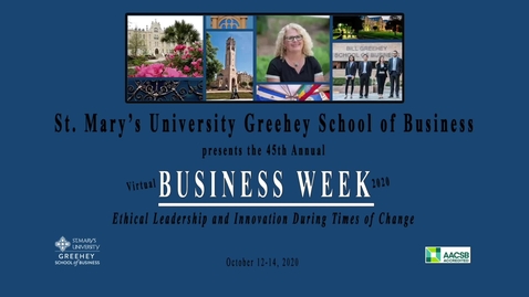 Thumbnail for entry Virtual  Business Week Awards Ceremony -- October 15, 2020