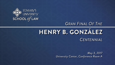 Thumbnail for Gran Final of the Henry B. González Centennial-May 3, 2017