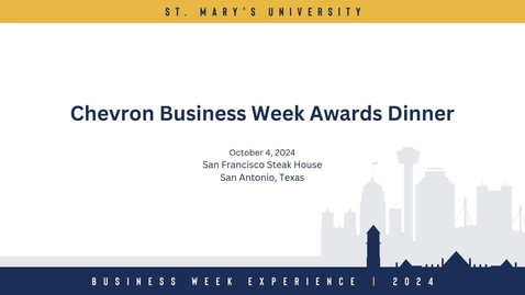 Thumbnail for Chevron Business Week Awards Dinner • October 24, 2024