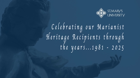 Thumbnail for 2025 Marianist Heritage Award Ceremony • January 23, 2025