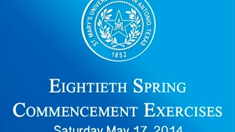 Thumbnail for entry 2014 Spring Law Graduation.mp4