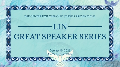 Thumbnail for The Lin Great Speakers Series • Featuring Sandra Yocum, Ph.D. • October 15, 2025