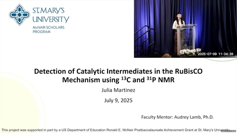 Thumbnail for 2025 Summer Research Symposium • Julia Martinez • July 9, 2025