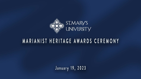 Thumbnail for MARIANIST HERITAGE AWARDS CEREMONY / January 19, 2023