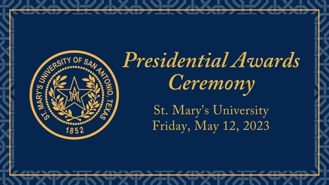 Thumbnail for 2023 Presidential Award Ceremony / May 12, 2023