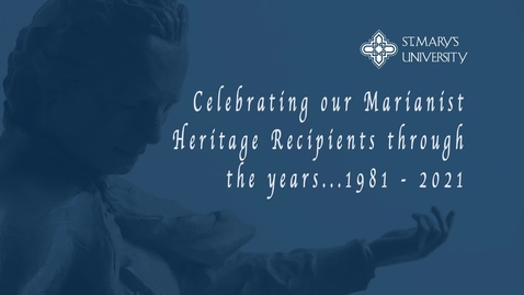 Thumbnail for Marianist Heritage Recipients Through the Years  / 1981-2021