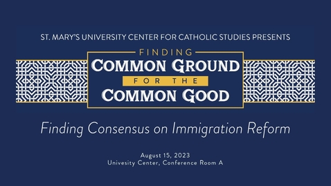Thumbnail for Finding Consensus on Immigration Reform • August 16, 2023