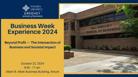 Thumbnail for LaQuinta Keynote Speaker and Global Session • Goodwill: A Century Old Story of Turning Profit into Purpose • October 22, 2024 • 9:45 - 11 am