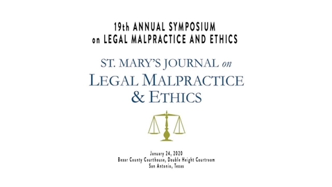 Thumbnail for entry 19th Annual Symposium on Legal Malpractice &amp; Ethics - January 24, 2020/Speaker 7:  Jan L. Jacobowitz