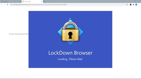 Thumbnail for Introduction to LockDown Browser for Canvas (New Quizzes)