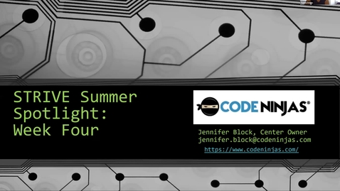 Thumbnail for STRIVE Summer Spotlight: Week Four