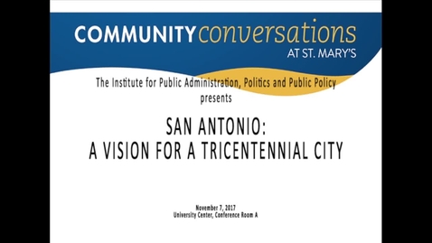Thumbnail for Ron Nirenberg / Community Conversations / November 7, 2017