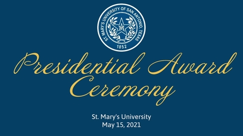 Thumbnail for 2021 Presidential Awards Ceremony • May 15, 2021