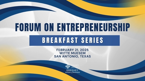 Thumbnail for 2024-2025 Forum on Entrepreneurship Series • Hunter and Preston Woolfolk • February 20, 2025