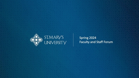 Thumbnail for entry Spring 2024 Faculty and Staff Meeting • January 18, 2024