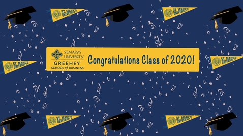 Thumbnail for entry Greehey Business School ---2020 Faculty Senior Send Offs 