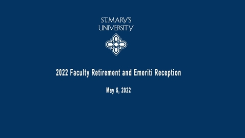 Thumbnail for 2022 Retirement Reception - May 5, 2022