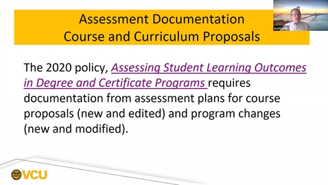 Thumbnail for entry Assessment Documentation for Course and Curriculum Proposals