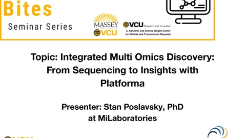 Thumbnail for Integrated Multiomics Discovery: From Sequencing to Insights with Platforma