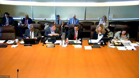Thumbnail for Board of Visitors Full Board Meeting