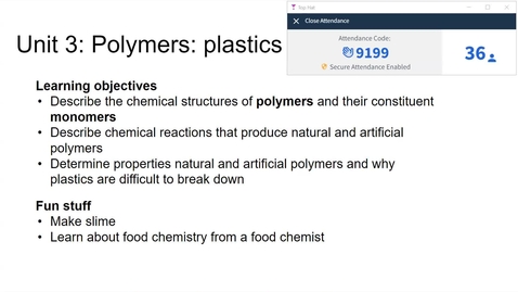 Thumbnail for CHEM 110 2/16/24