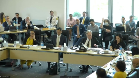 Thumbnail for Board of Visitors Full Board Meeting Part 2