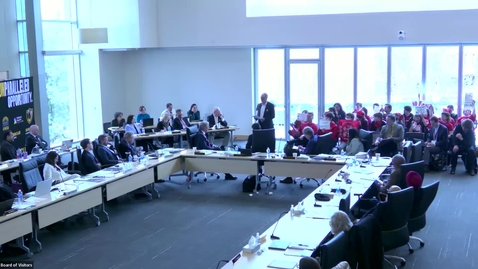 Thumbnail for Board of Visitors Full Board Meeting Pt 2