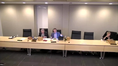 Thumbnail for VCU BOV Scholarship Committee meeting 